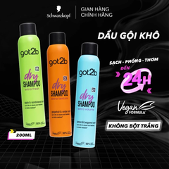 Dầu Gội Khô Got2b Extra Volume Dry Shampoo 200ml