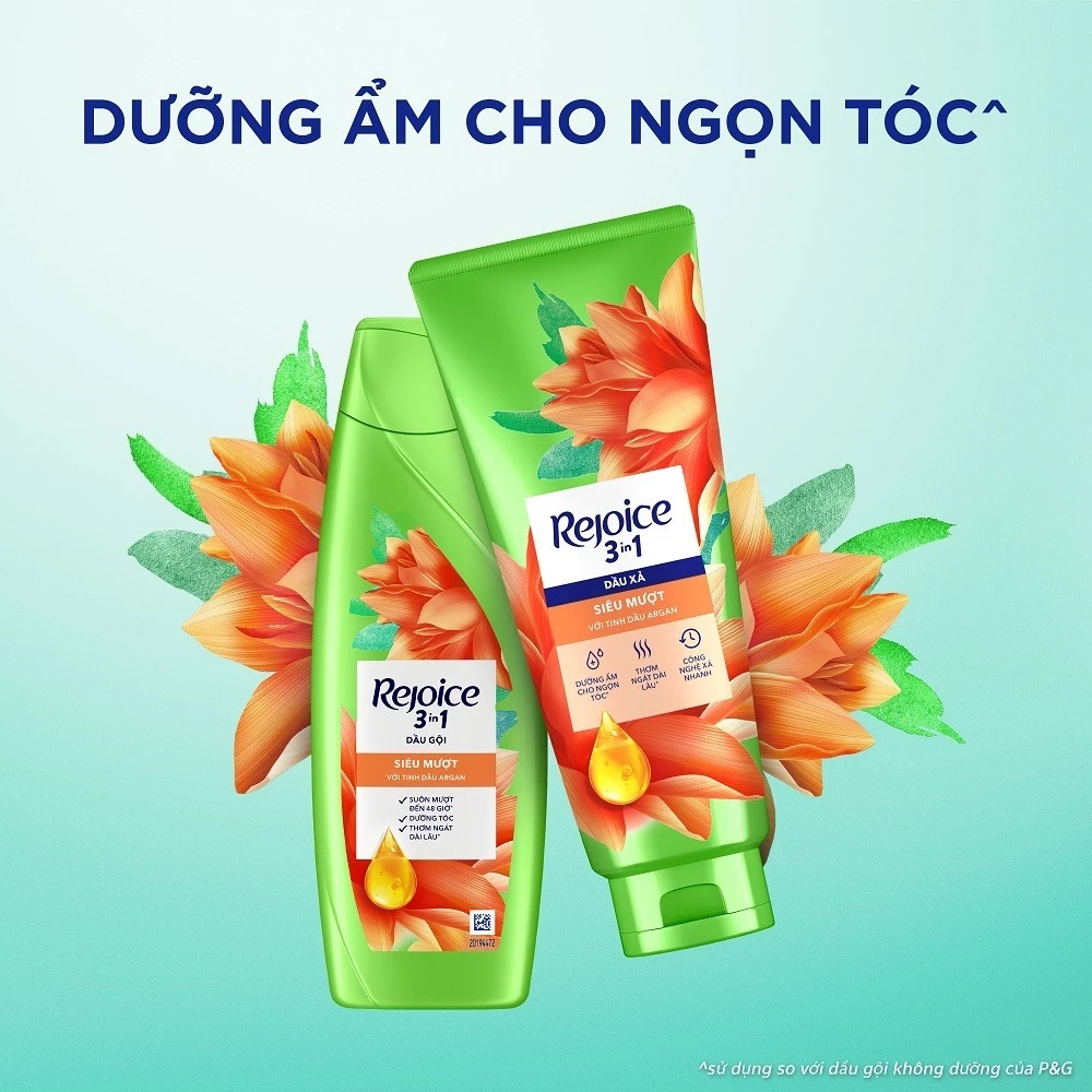 Dầu Xả Rejoice 3in1 Rich Smooth Conditioner Siêu Mềm Mượt 3 Trong 1 300ml (Mới)