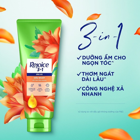 Dầu Xả Rejoice 3in1 Rich Smooth Conditioner Siêu Mềm Mượt 3 Trong 1 300ml (Mới)