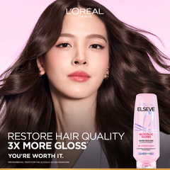 Dầu Xả L'Oreal Paris Elseve Glycolic Gloss Shine Sealing Conditioner 265ml