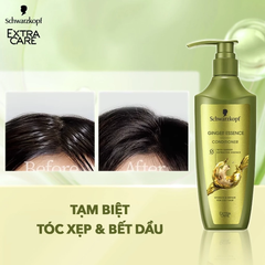 Dầu Gội / Xả Schwarzkopf Extra Care Ginger Essence Kiểm Soát Dầu 400ml