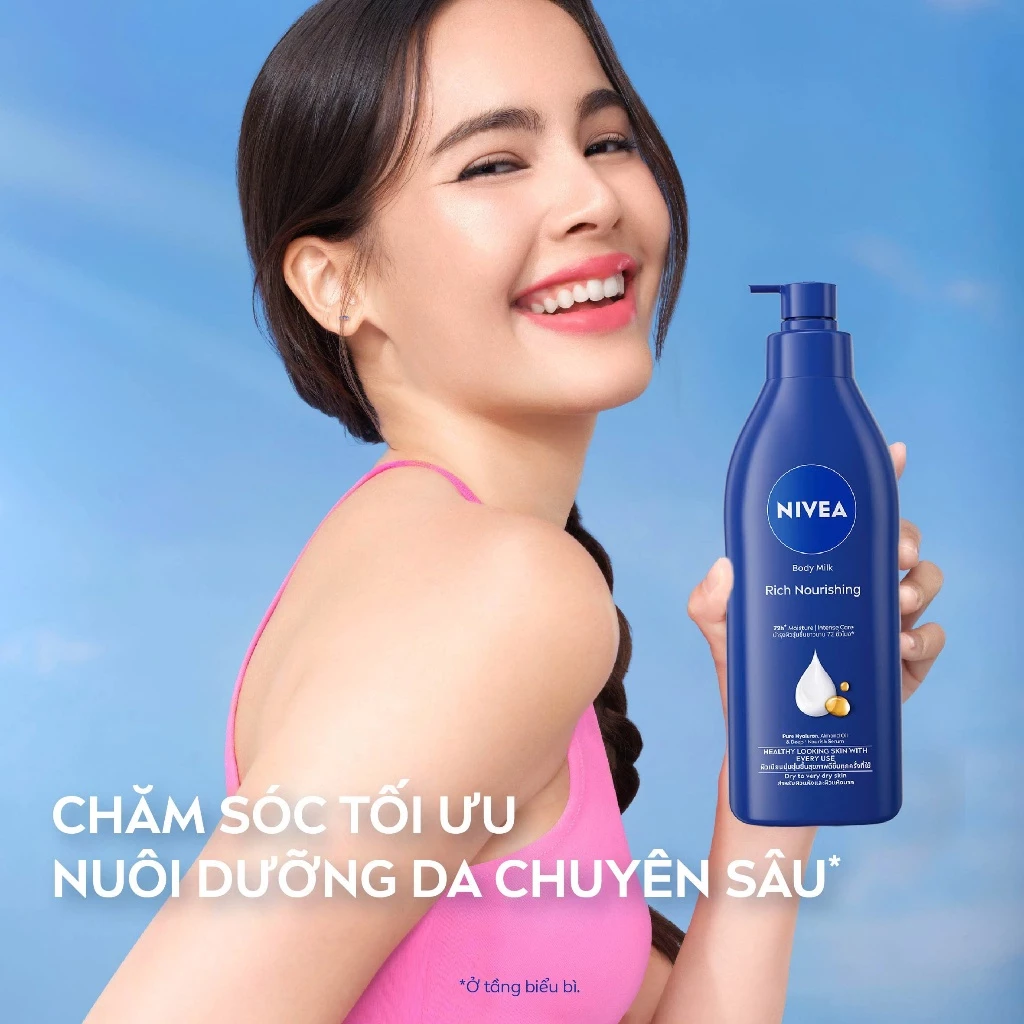 Sữa Dưỡng Thể Nivea Rich Nourishing Body Milk Dưỡng Ẩm Chuyên Sâu