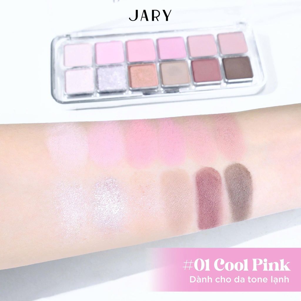 Bảng Phấn Mắt 12 Ô Jary Dream Star Eyeshadow Palette 14.4g