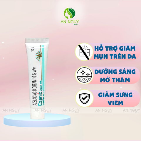 Kem Mờ Thâm - Giảm Mụn - Dưỡng Sáng Da Ezanic Azelaic Acid 15gr