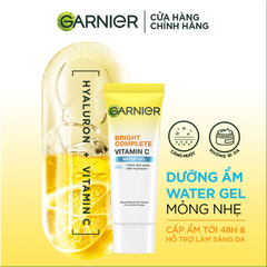 Gel Dưỡng Ẩm Làm Sáng Da Garnier Bright Complete Vitamin C Water Gel 20ml