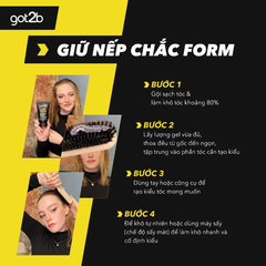 Gel Tạo Kiểu Tóc Got2b Ultra Glued Indestructible Styling Gel 150ml