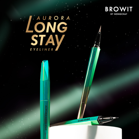 Bút Kẻ Mắt Browit By Nongchat Aurora Long Stay Eyeliner Super Black Lâu Trôi, Chống Thấm Nước 0.5g