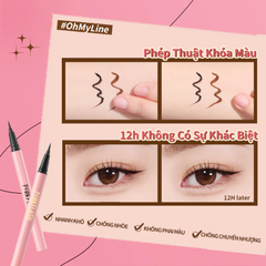 Bút Kẻ Mắt PinkFlash WaterProof Easy Eyeliner PF-E01 0.6g
