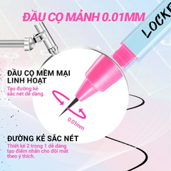 Bút Kẻ Mắt Dazzle ME Lock & Wing! Hyper Slim Eyeliner Siêu Mảnh Chống Nước 0,55ml
