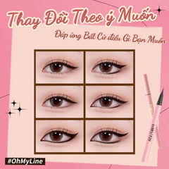 Bút Kẻ Mắt PinkFlash WaterProof Easy Eyeliner PF-E01 0.6g