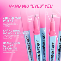 Bút Kẻ Mắt Dazzle ME Lock & Wing! Hyper Slim Eyeliner Siêu Mảnh Chống Nước 0,55ml