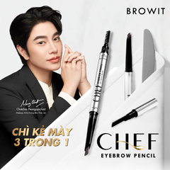 Chì Kẻ Mày Browit Chef Eyebrow Pencil Giúp Định Hình Chân Mày Sắc Nét Và Tự Nhiên 0.15g
