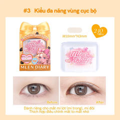 Kích Mí Mlen Diary Invisible Eyelid Tape Hình Lưỡi Liềm Đa Năng