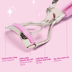 Kẹp Mi Pinkpunk Eyelash Curler Góc Rộng