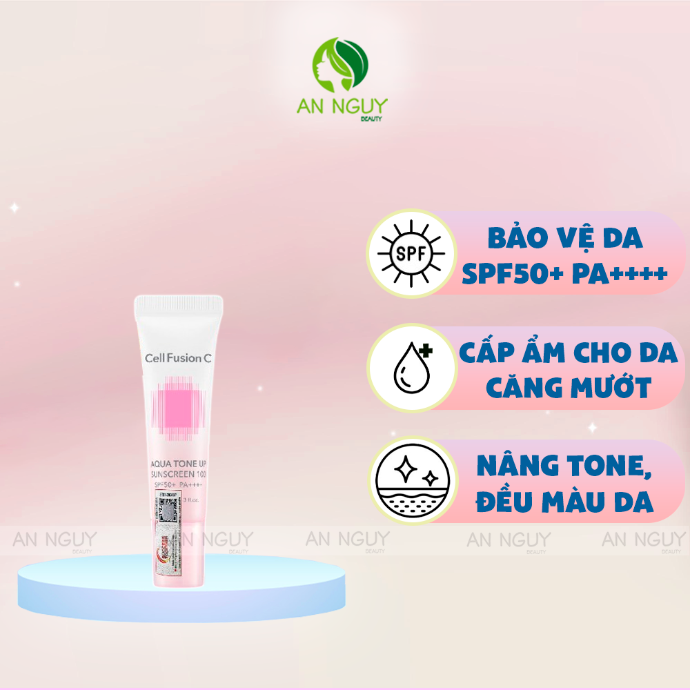 Kem Chống Nắng Cell Fusion C Aqua Tone Up Sunscreen 100 SPF50+ PA++++