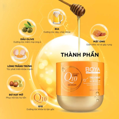Kem Ủ Tóc Boya Q10 Treatment Hair Mask Nuôi Dưỡng Phục Hồi Tóc Hư Tổn 500g