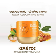 Kem Ủ Tóc Boya Q10 Treatment Hair Mask Nuôi Dưỡng Phục Hồi Tóc Hư Tổn 500g