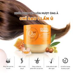 Kem Ủ Tóc Boya Q10 Treatment Hair Mask Nuôi Dưỡng Phục Hồi Tóc Hư Tổn 500g