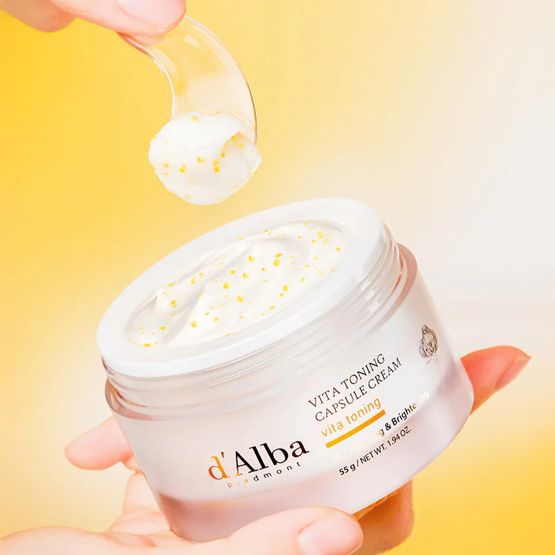 Kem Dưỡng d'Alba White Truffle Vita Toning Capsule Cream Dưỡng Trắng Da Và Cấp Ẩm Sâu 55g