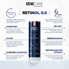 Kem Dưỡng MD Care Pro-Retinol Tái Tạo, Làm Sáng Và Cải Thiện Nếp Nhăn 30ml
