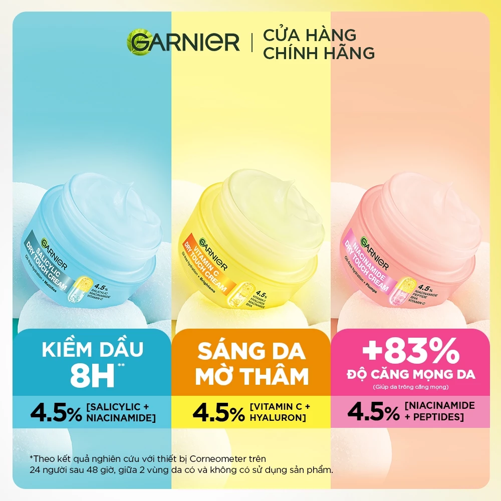 Kem Dưỡng Garnier Dry Touch Cream 30ml