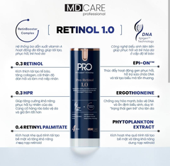 Kem Dưỡng MD Care Pro-Retinol Tái Tạo, Làm Sáng Và Cải Thiện Nếp Nhăn 30ml