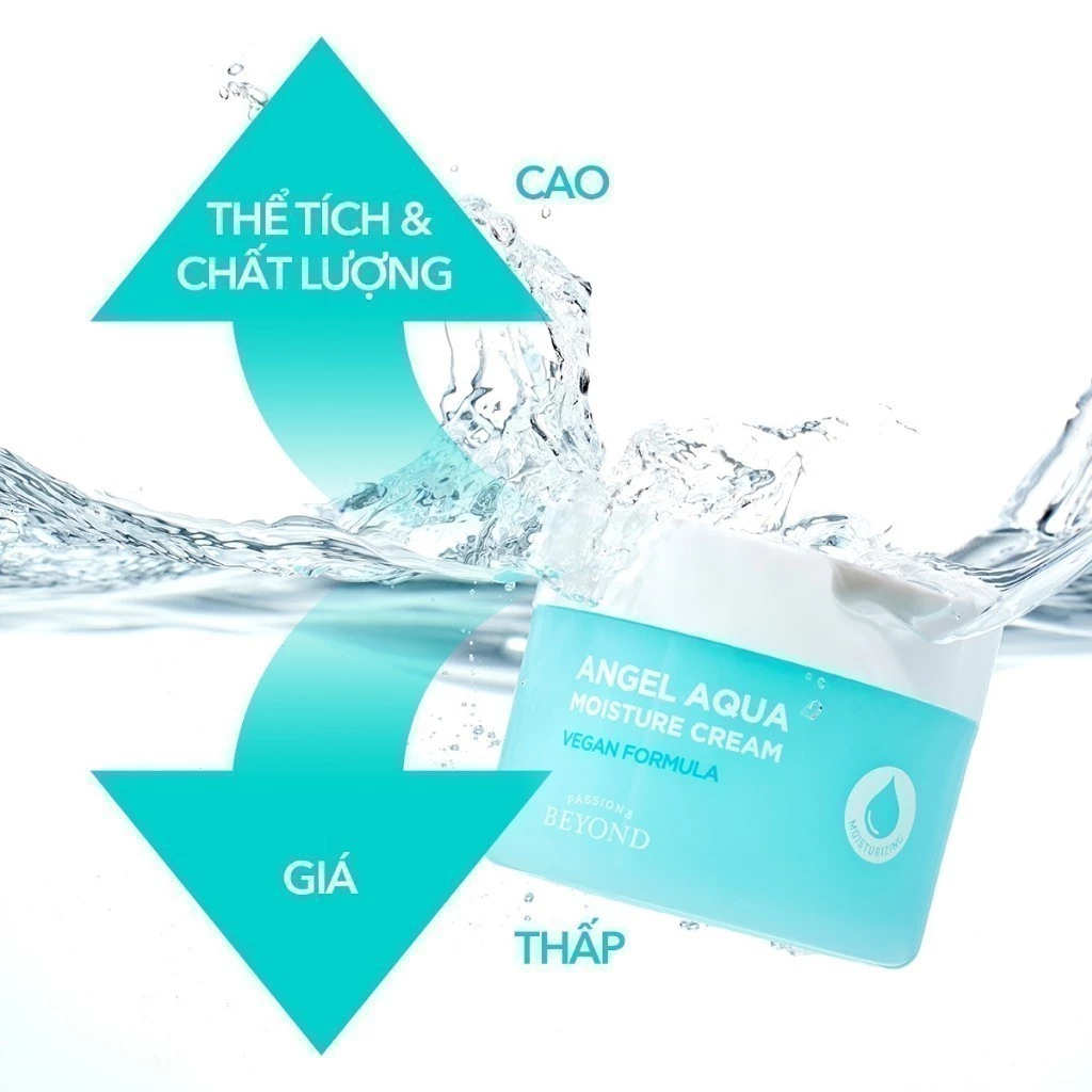 Kem Dưỡng Ẩm BEYOND Angel Aqua Moisture Cream Cấp Nước Thuần Chay 150ml (Tách Set)
