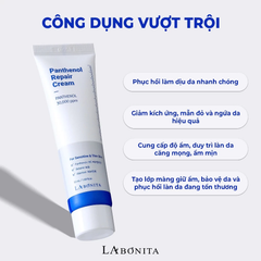 Kem Dưỡng Phục Hồi La Bonita Vital Panthenol Repair Cream Giữ Ẩm, Làm Dịu 50ml