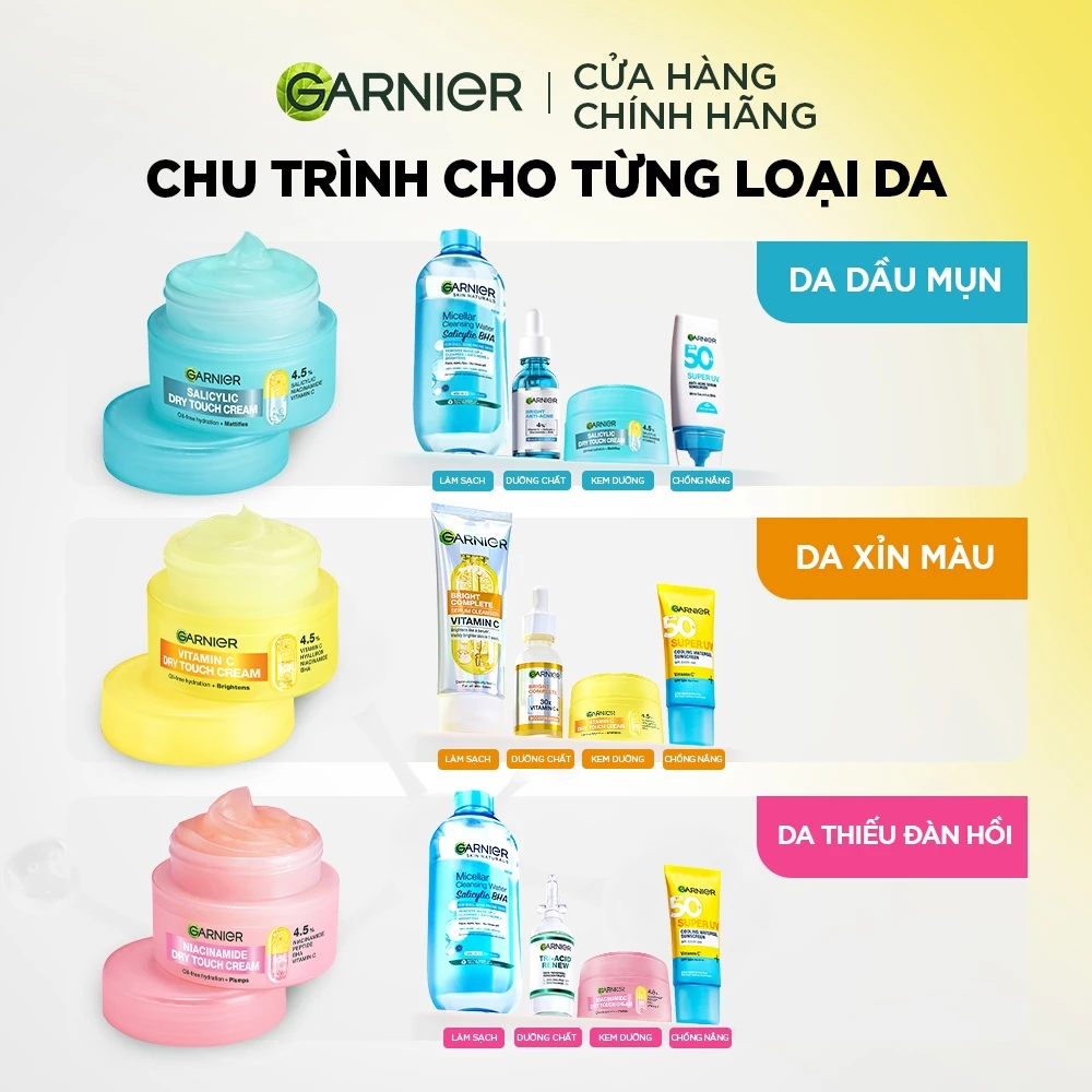 Kem Dưỡng Garnier Dry Touch Cream 30ml