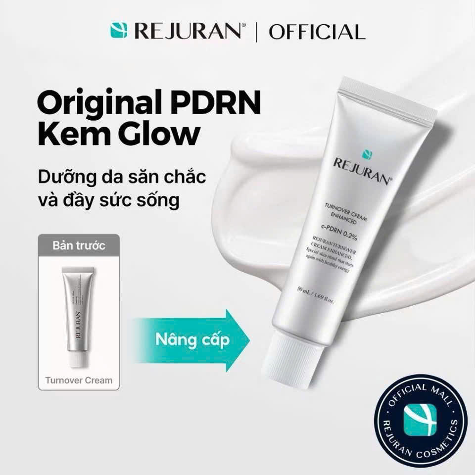 Kem Dưỡng Rejuran Turnover Cream Enhanced c-PDRN 0.2% Phục Hồi Da, Dưỡng Ẩm 50ml