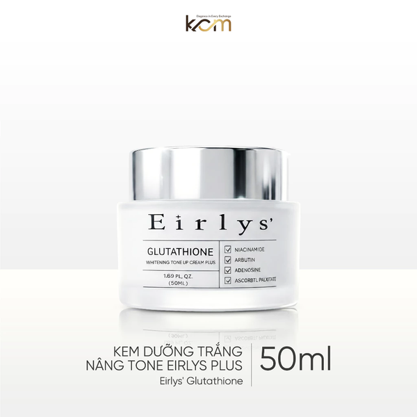 Kem Dưỡng Elysiderm Eirlys' Glutathione Whitening Tone Up Cream Plus Cấp Ẩm  Nâng Tone Da Ban Ngày 50mlKem Dưỡng Eirlys' Glutathione Whitening Tone Up  Cream Plus Cấp Ẩm Nâng – annguy.beauty
