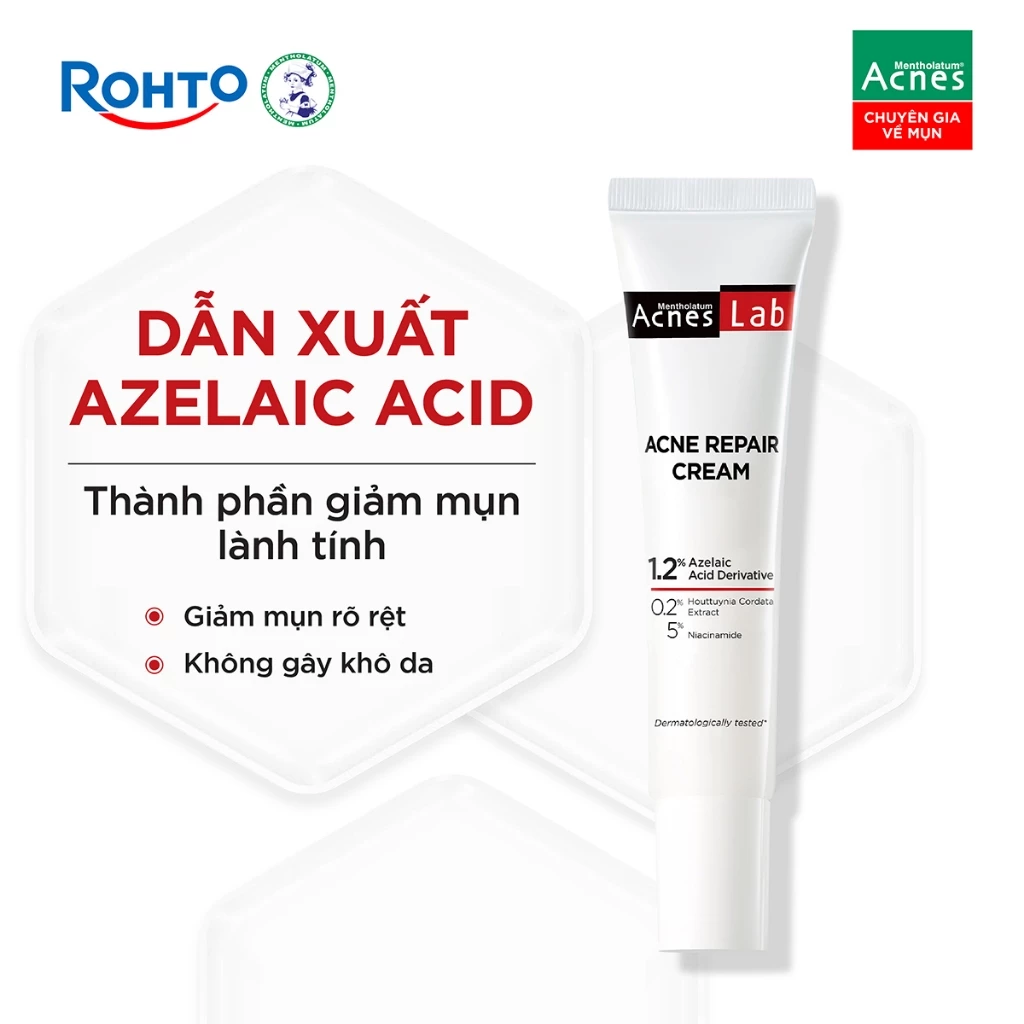 Kem Dưỡng Acnes Lab Acne Repair Cream Giảm Mụn Chuyên Sâu 20g