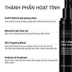 Kem Dưỡng Revision Skincare D-E-J Night Face Cream Chống Lão Hóa, Làm Giảm Nếp Nhăn Tăng Đàn Hồi Da 48g