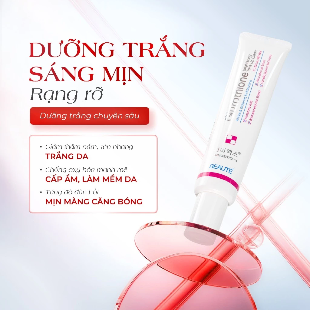 Kem Dưỡng Melasma-X Beauté Glutathione Brightening Tone Up Cream Trắng Da,  Chống Lão Hóa 45mlKem Dưỡng Beauté Glutathione Brightening Tone Up Cream  Trắng Da, Chống – annguy.beauty