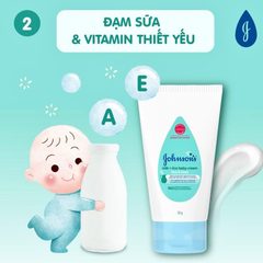 Kem Dưỡng Ẩm Chống Nứt Nẻ Da Johnson's Baby Cream Face & Body 50g