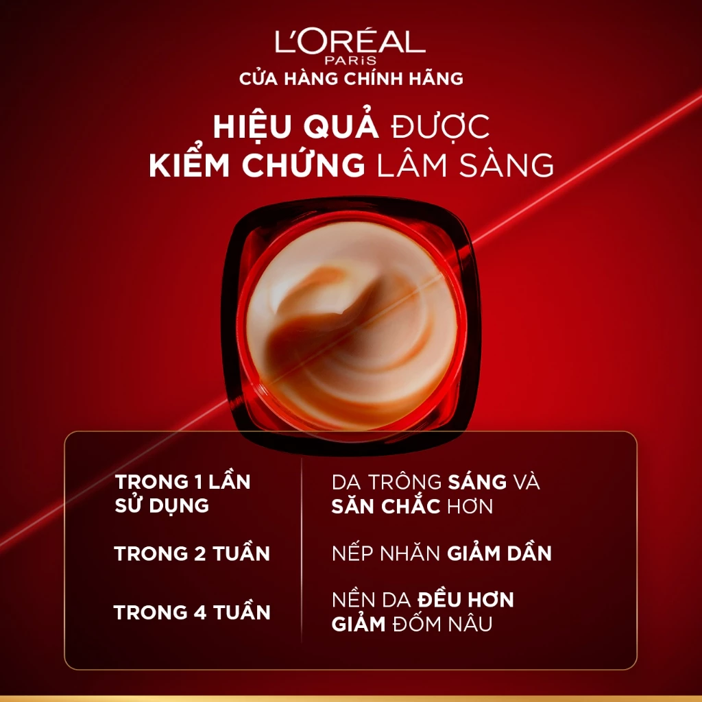 Kem Dưỡng Ban Ngày L'Oreal Paris Revitalift Triple Power Age-Correcting Cream Day Giảm Nếp Nhăn, Ngừa Lão Hóa 50ml