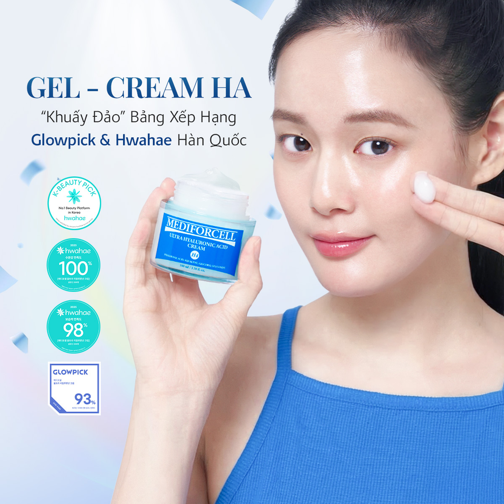 Kem Dưỡng Mediforcell Ultra Hyaluronic Acid Cream Phục Hồi Da Và Duy Trì Độ Ẩm 100ml