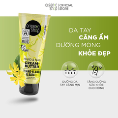 Kem Dưỡng Tay Và Móng Organic Shop Ylang-Ylang & Burity Hand & Nail Cream Hoa Ngọc Lan Tây 75ml