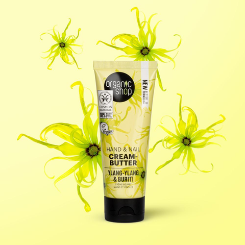 Kem Dưỡng Tay Và Móng Organic Shop Ylang-Ylang & Burity Hand & Nail Cream Hoa Ngọc Lan Tây 75ml