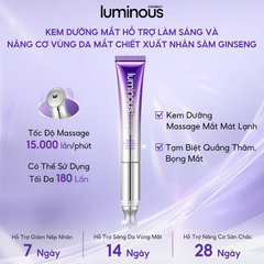 Kem Dưỡng Da Mắt Colorkey Luminous Ginseng Brightening & Uplifting Eye Cream Hỗ Trợ Làm Sáng, Nâng Cơ 20ml