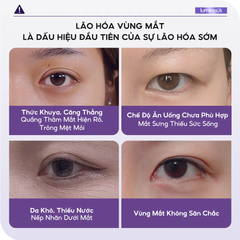 Kem Dưỡng Da Mắt Colorkey Luminous Ginseng Brightening & Uplifting Eye Cream Hỗ Trợ Làm Sáng, Nâng Cơ 20ml
