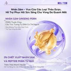 Kem Dưỡng Da Mắt Colorkey Luminous Ginseng Brightening & Uplifting Eye Cream Hỗ Trợ Làm Sáng, Nâng Cơ 20ml