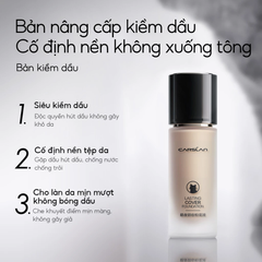 Kem Nền Carslan Lasting Cover Foundation Kiềm Dầu Lâu Trôi 30g