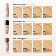 Kem Nền Carslan Traceless Lasting Foundation Cho Da Hỗn Hợp 30g (Bản Nâng Cấp 4.0)