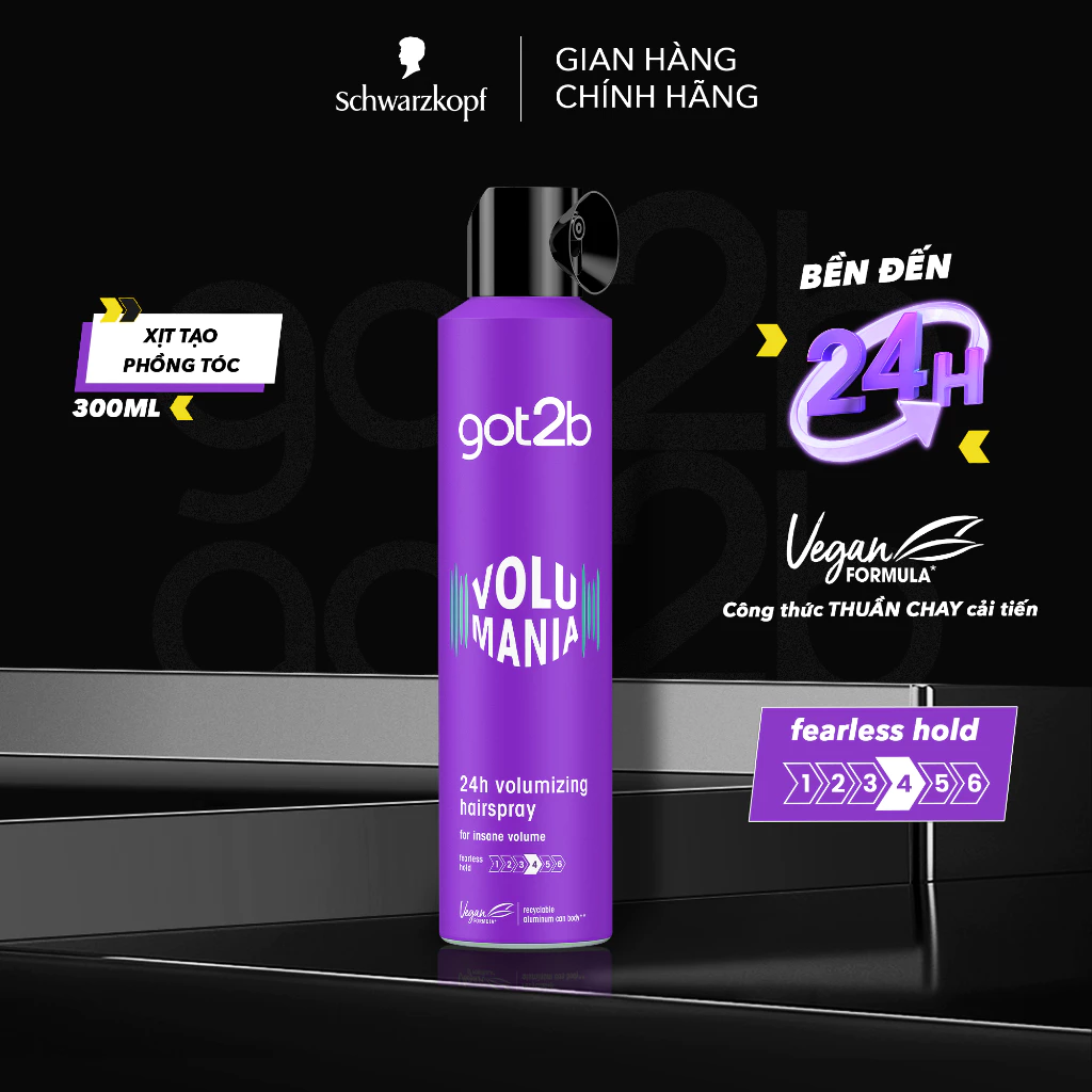 Xịt Giữ Nếp Tóc Got2b Hairspray 300ml