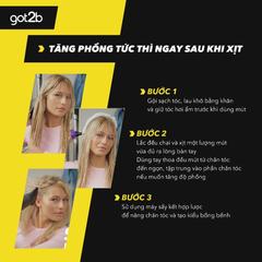 Bọt Tạo Phồng Cho Tóc Got2b Volumania Mousse 24h 250ml
