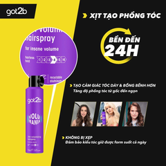 Xịt Giữ Nếp Tóc Got2b Hairspray 300ml