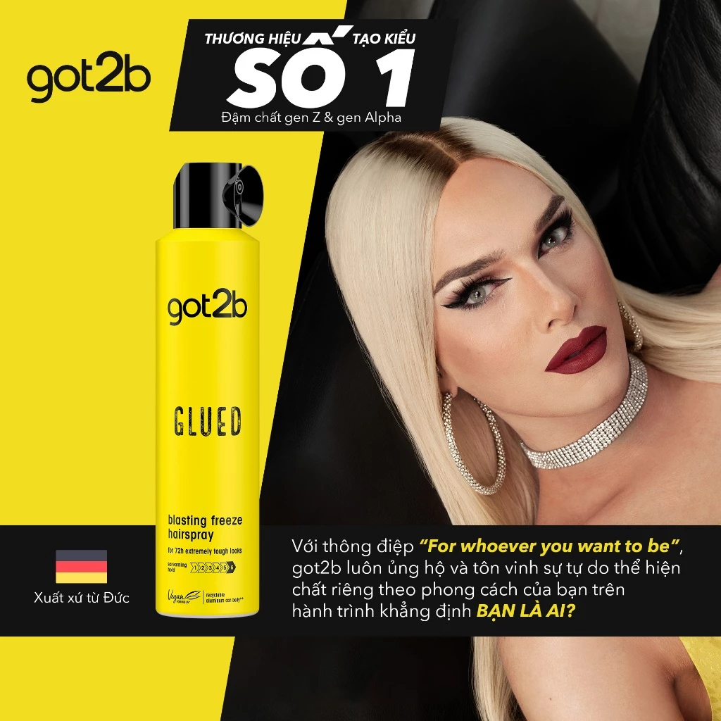 Xịt Giữ Nếp Tóc Got2b Hairspray 300ml