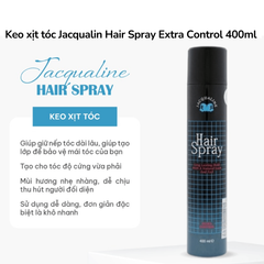 Keo Xịt Tóc Jacqualine Hair Spray Extra Control 400ml