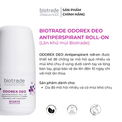 Lăn Khử Mùi Biotrade Odorex Deo Roll Antiperspirant Roll-On 20ml